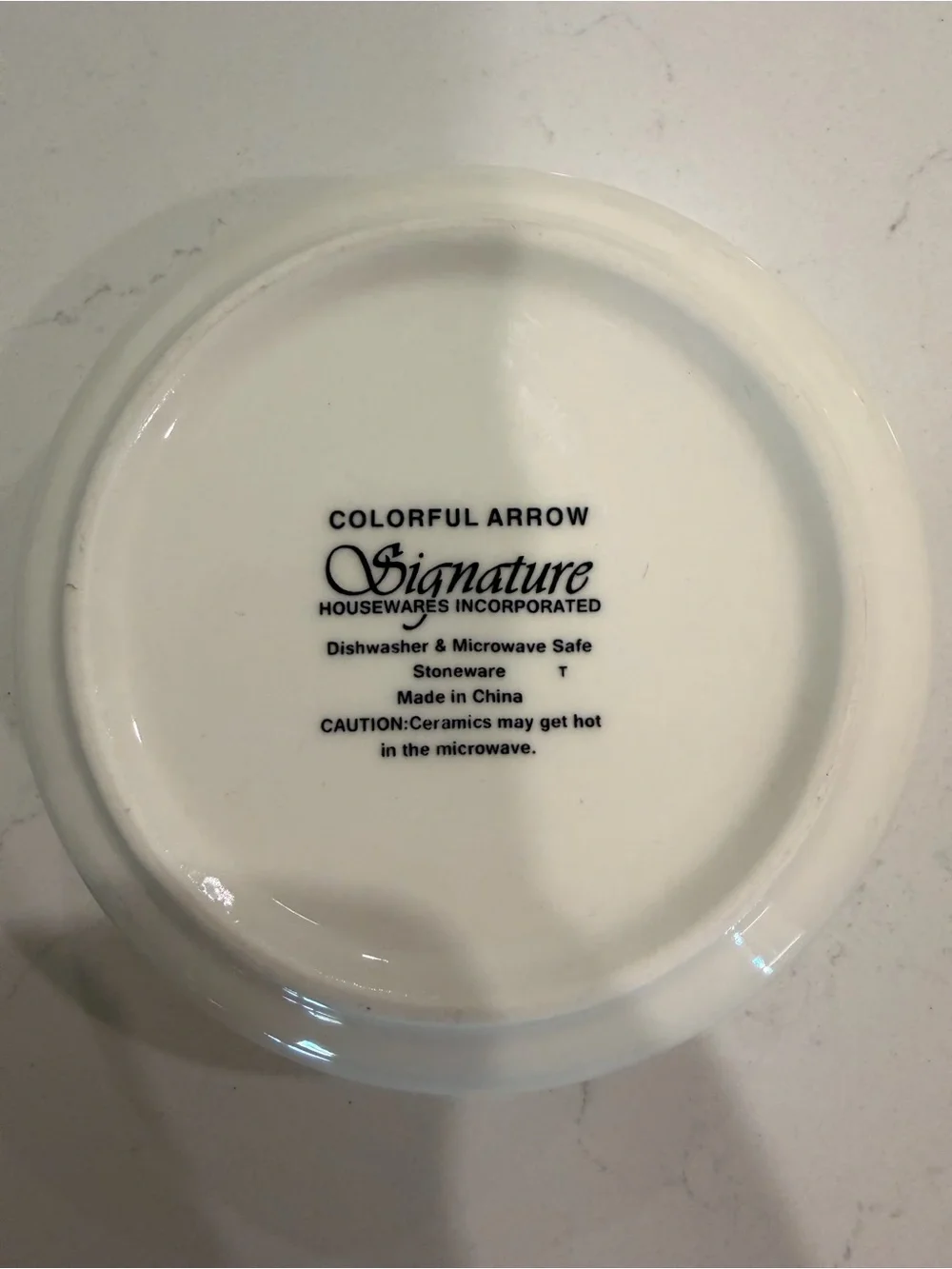 Ceramic Dog Bowl with Mint Paw Accent - Mint/White